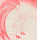 Louise Bourgeois. Untitled, plate 2 of 5, from the illustrated book, The Laws of Nature. c. 2003