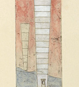 Louise Bourgeois. The Upward Journey, plates 7 and 8 of 18 (diptych), from the illustrated book, One's Sleep (3). 2003
