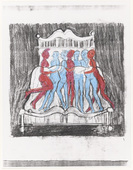 Louise Bourgeois. Untitled (Study for Untitled, plate 5 of 5, from the illustrated book, and plate 5 of 7, from the portfolio, Metamorfosis). 1996