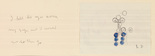 Louise Bourgeois. Untitled drawing, in Nothing to Remember (set 4), from the series of folio sets (1-6). 2004-2006