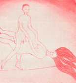 Louise Bourgeois. Untitled, plate 1 of 5, from the illustrated book, The Laws of Nature. c. 2003