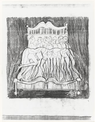 Louise Bourgeois. Untitled (Study for Untitled, plate 5 of 5, from the illustrated book, and plate 5 of 7, from the portfolio, Metamorfosis). 1996