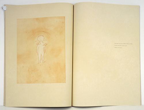 Louise Bourgeois. Unaware and Aware, plate 11 of 18, from the illustrated book, One's Sleep (3). 2003