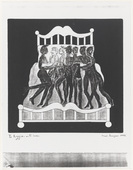 Louise Bourgeois. Untitled (Study for Untitled, plate 5 of 5, from the illustrated book, and plate 5 of 7, from the portfolio, Metamorfosis). 1998