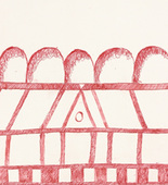 Louise Bourgeois. The Happy House, plate 7 of 7, from the portfolio, La R&eacute;paration. 2001