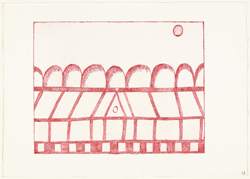 Louise Bourgeois. The Happy House, plate 7 of 7, from the portfolio, La R&eacute;paration. 2001