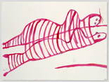 Louise Bourgeois. Untitled, no. 135 of 220, from the series, The Insomnia Drawings. 1995