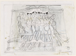 Louise Bourgeois. Untitled (Study for Eight in Bed). 1998