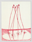 Louise Bourgeois. Untitled, no. 220 of 220, from the series, The Insomnia Drawings. 1994-95