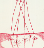 Louise Bourgeois. Untitled, no. 220 of 220, from the series, The Insomnia Drawings. 1994-95