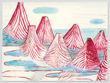 Louise Bourgeois. Untitled, no. 57 of 220, from the series, The Insomnia Drawings. 1994-1995