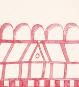 Louise Bourgeois. The Happy House, plate 7 of 7, from the portfolio, La R&eacute;paration. 2001