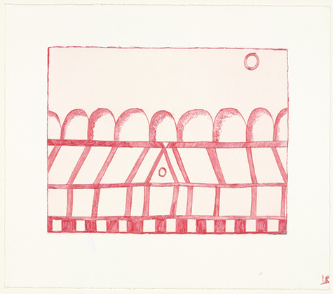 Louise Bourgeois. The Happy House, plate 7 of 7, from the portfolio, La R&eacute;paration. 2001