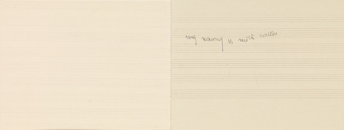 Louise Bourgeois. Text in Nothing to Remember (set 3), from the series of folio sets (1-6). 2004-2006