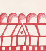 Louise Bourgeois. The Happy House, plate 7 of 7, from the portfolio, La R&eacute;paration. 2001