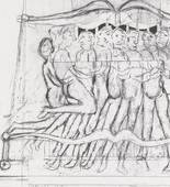 Louise Bourgeois. Untitled (Study for Eight in Bed). 1998
