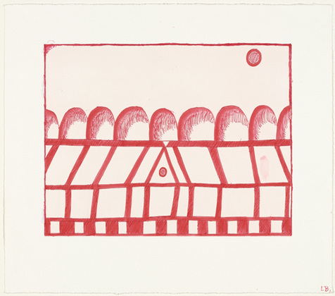 Louise Bourgeois. The Happy House, plate 7 of 7, from the portfolio, La R&eacute;paration. 2001