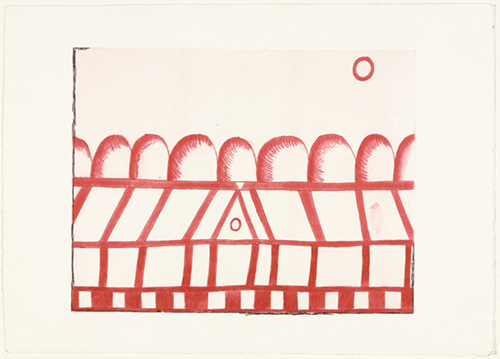 Louise Bourgeois. The Happy House, plate 7 of 7, from the portfolio, La R&eacute;paration. 2001