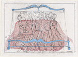 Louise Bourgeois. Untitled (Study for Eight in Bed). 1998