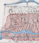 Louise Bourgeois. Untitled (Study for Eight in Bed). 1998