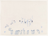 Louise Bourgeois. Untitled (Study for Eight in Bed). 1998