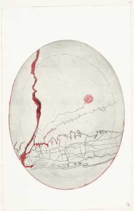 Louise Bourgeois. Map of Connecticut and Long Island. 2001