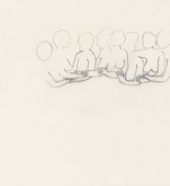 Louise Bourgeois. Untitled (Study for Eight in Bed). 1998