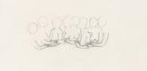 Louise Bourgeois. Untitled (Study for Eight in Bed). 1998