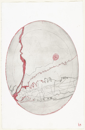 Louise Bourgeois. Map of Connecticut and Long Island. 2001