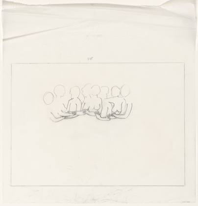 Louise Bourgeois. Untitled (Study for Eight in Bed). 1998