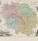 unknown, commercially printed. La France: Creuse, date unknown