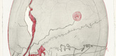 Louise Bourgeois. Map of Connecticut and Long Island. 2001