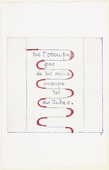 Louise Bourgeois. Ne t'Occupe Pas de Toi Meme. Occupe Toi des Autres. 2001