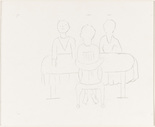 Louise Bourgeois. Preparatory study for Untitled. c.1997