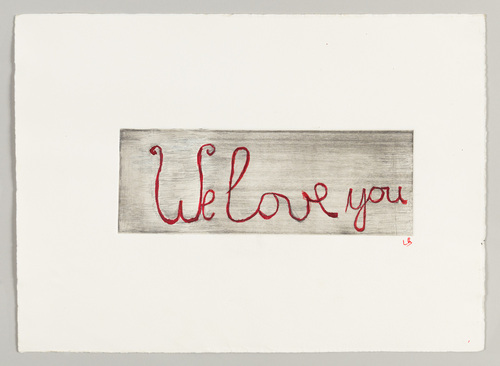 Louise Bourgeois. We Love You. 2000