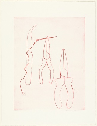 Louise Bourgeois. La R&eacute;paration, plate 3 of 7, from the portfolio, La R&eacute;paration. 2001