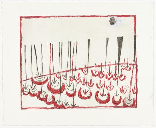 Louise Bourgeois. Rain Falling on Water. 2002