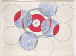 Louise Bourgeois. Untitled, no. 177 of 220, from the series, The Insomnia Drawings. 1995
