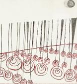 Louise Bourgeois. Rain Falling on Water. 2002