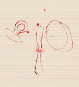 Louise Bourgeois. Untitled drawing, in Nothing to Remember (set 6), from the series of folio sets (1-6). 2004-2006