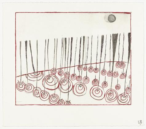 Louise Bourgeois. Rain Falling on Water. 2002