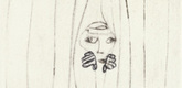 Louise Bourgeois. Peeking through Curtain. 1999