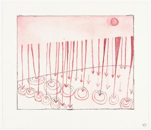 Louise Bourgeois. Rain Falling on Water. 2002