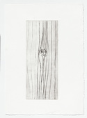Louise Bourgeois. Peeking through Curtain. 1999