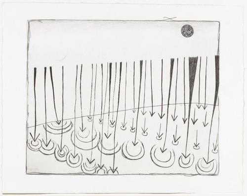 Louise Bourgeois. Rain Falling on Water. 2003