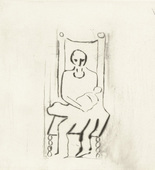 Louise Bourgeois. Paternity, plate 12 of 14, from the portfolio, Autobiographical Series. 1993