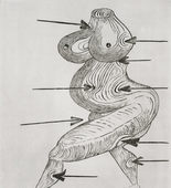 Louise Bourgeois. Sainte S&eacute;bastienne. 1992
