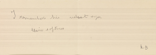Louise Bourgeois. Text in Nothing to Remember (set 4), from the series of folio sets (1-6). 2004-2006