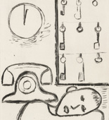 Louise Bourgeois. Untitled, plate 11 of 14, from the portfolio, Autobiographical Series. 1993