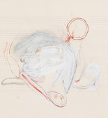 Louise Bourgeois. Untitled drawing, in Nothing to Remember (set 6), from the series of folio sets (1-6). 2004-2006